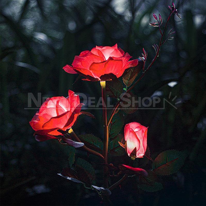Skorter | Solar-powered LED Rose Stake