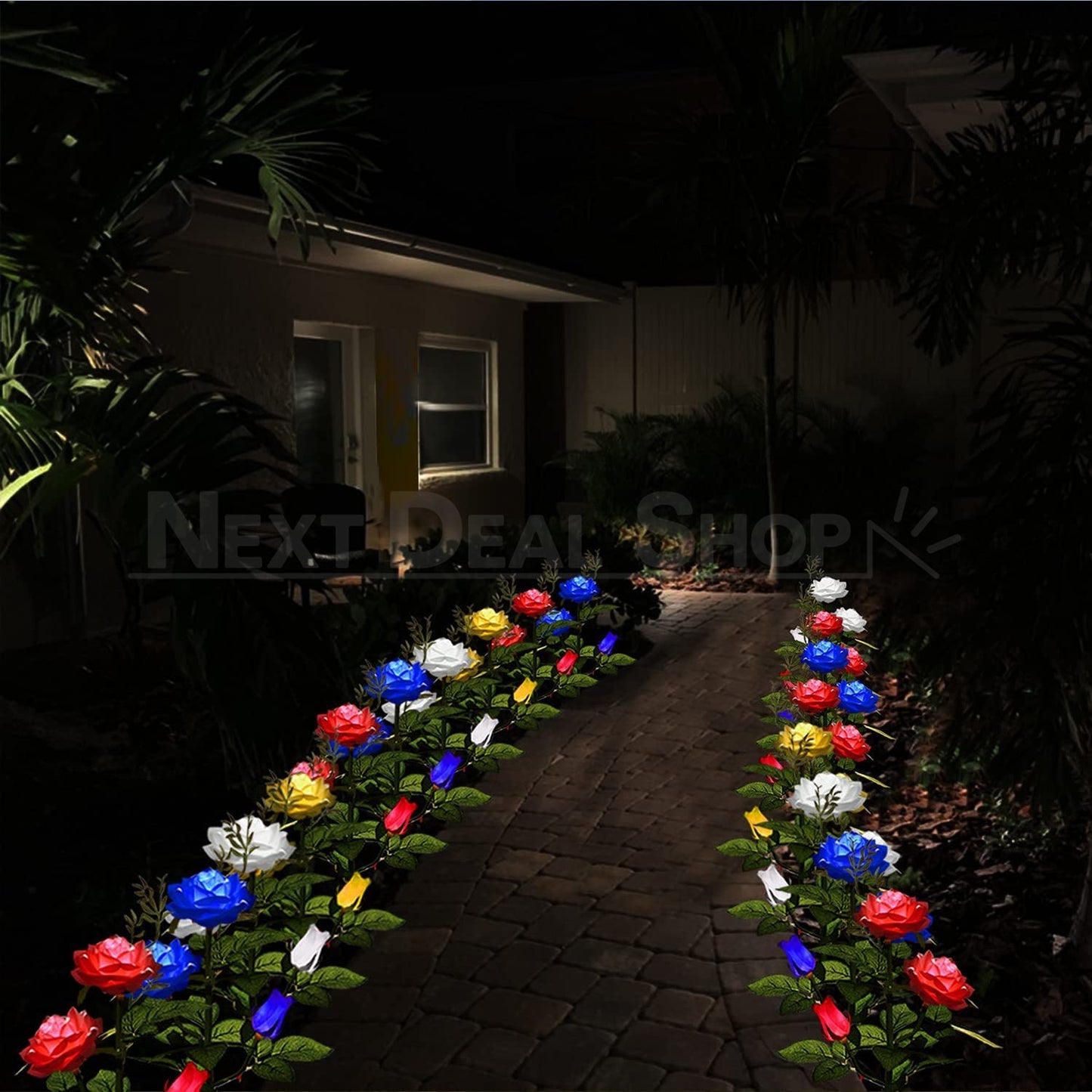 Skorter | Solar-powered LED Rose Stake