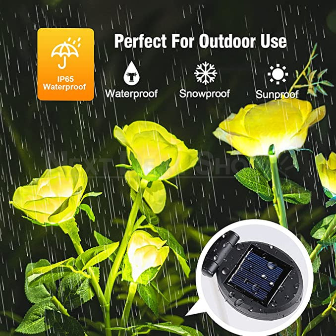 Skorter | Solar-powered LED Rose Stake