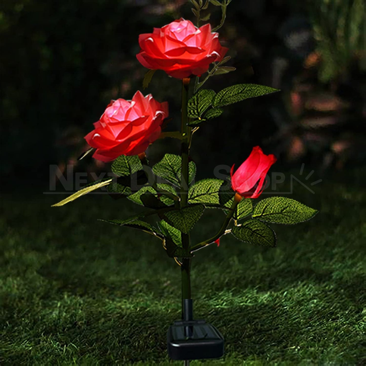 Skorter | Solar-powered LED Rose Stake