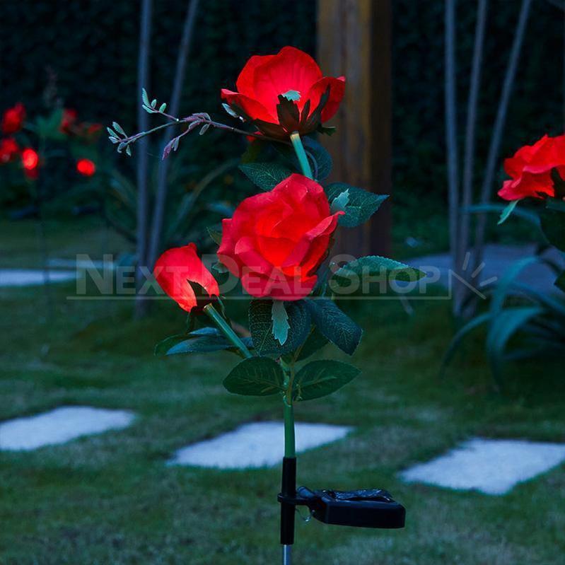 Skorter | Solar-powered LED Rose Stake