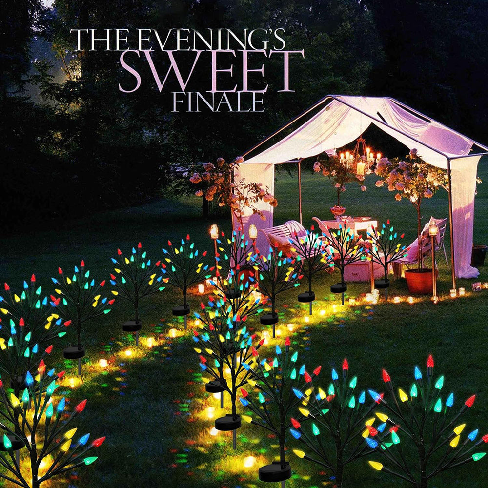 Skorter | Solar-powered LED Strawberry Tree Stake Light
