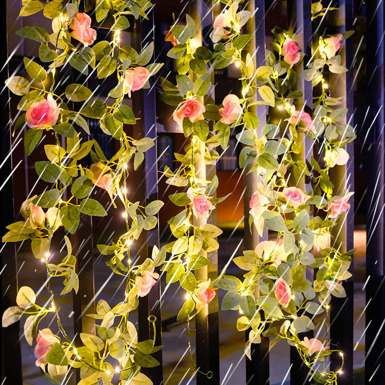 Skorter | Solar powered LED Rose Fairy Light String