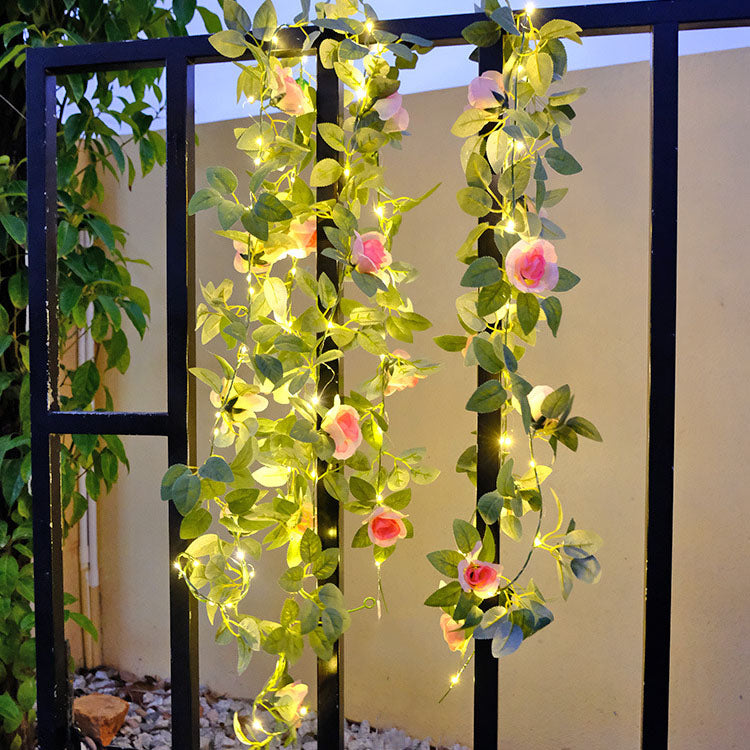 Skorter | Solar powered LED Rose Fairy Light String