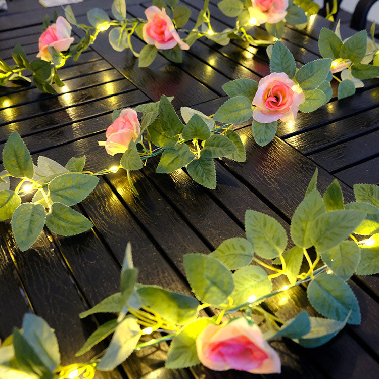 Skorter | Solar powered LED Rose Fairy Light String