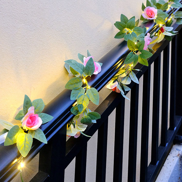 Skorter | Solar powered LED Rose Fairy Light String