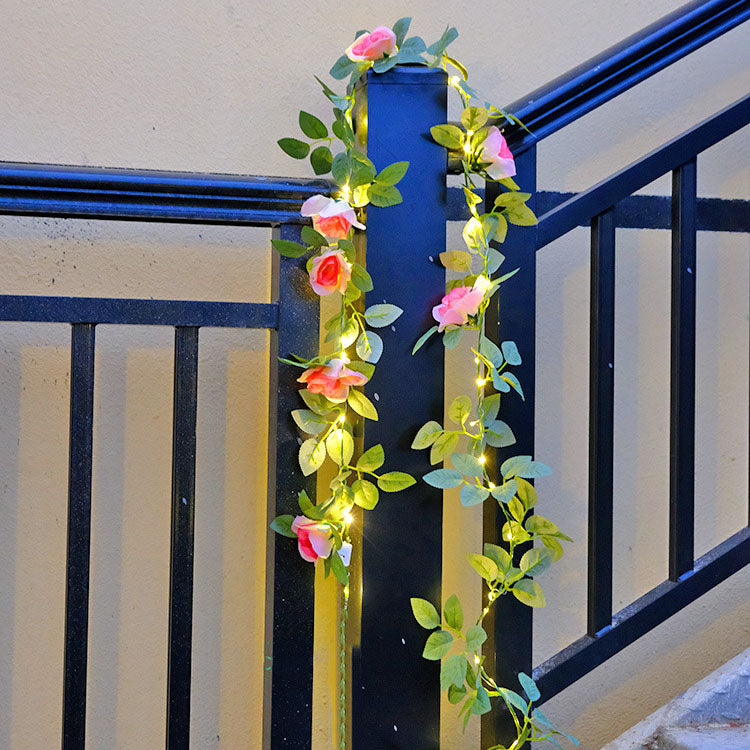 Skorter | Solar powered LED Rose Fairy Light String