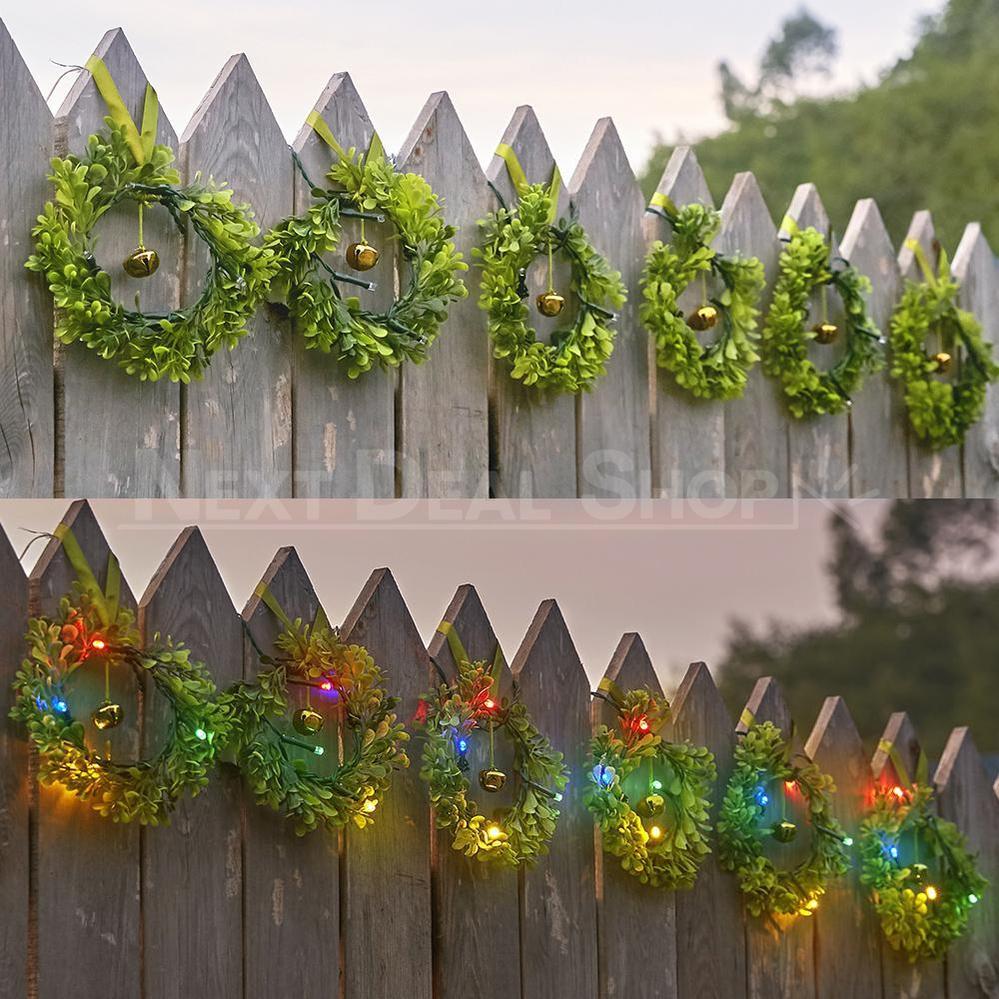 Skorter | Solar-Powered Mini Wreath LED Light String
