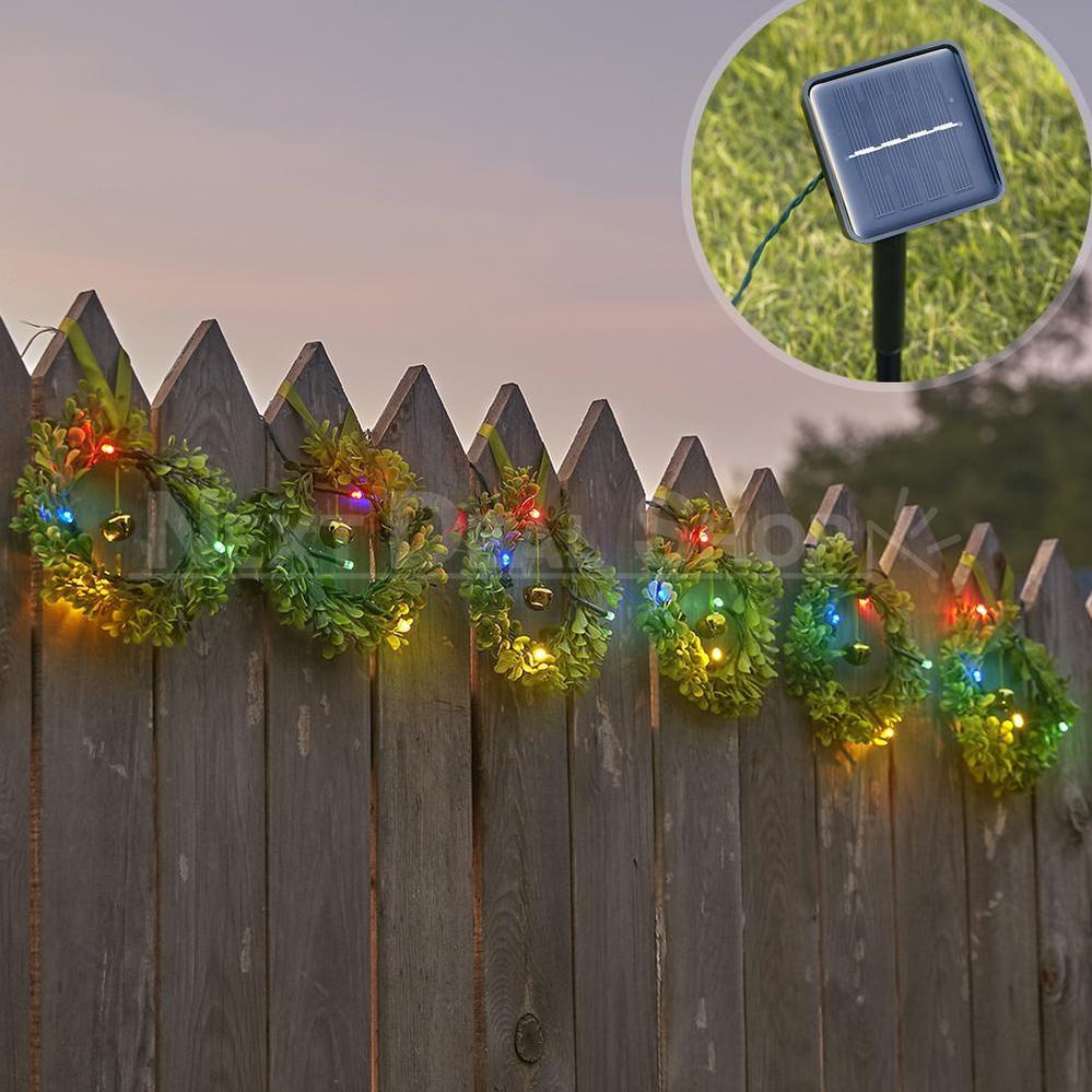 Skorter | Solar-Powered Mini Wreath LED Light String