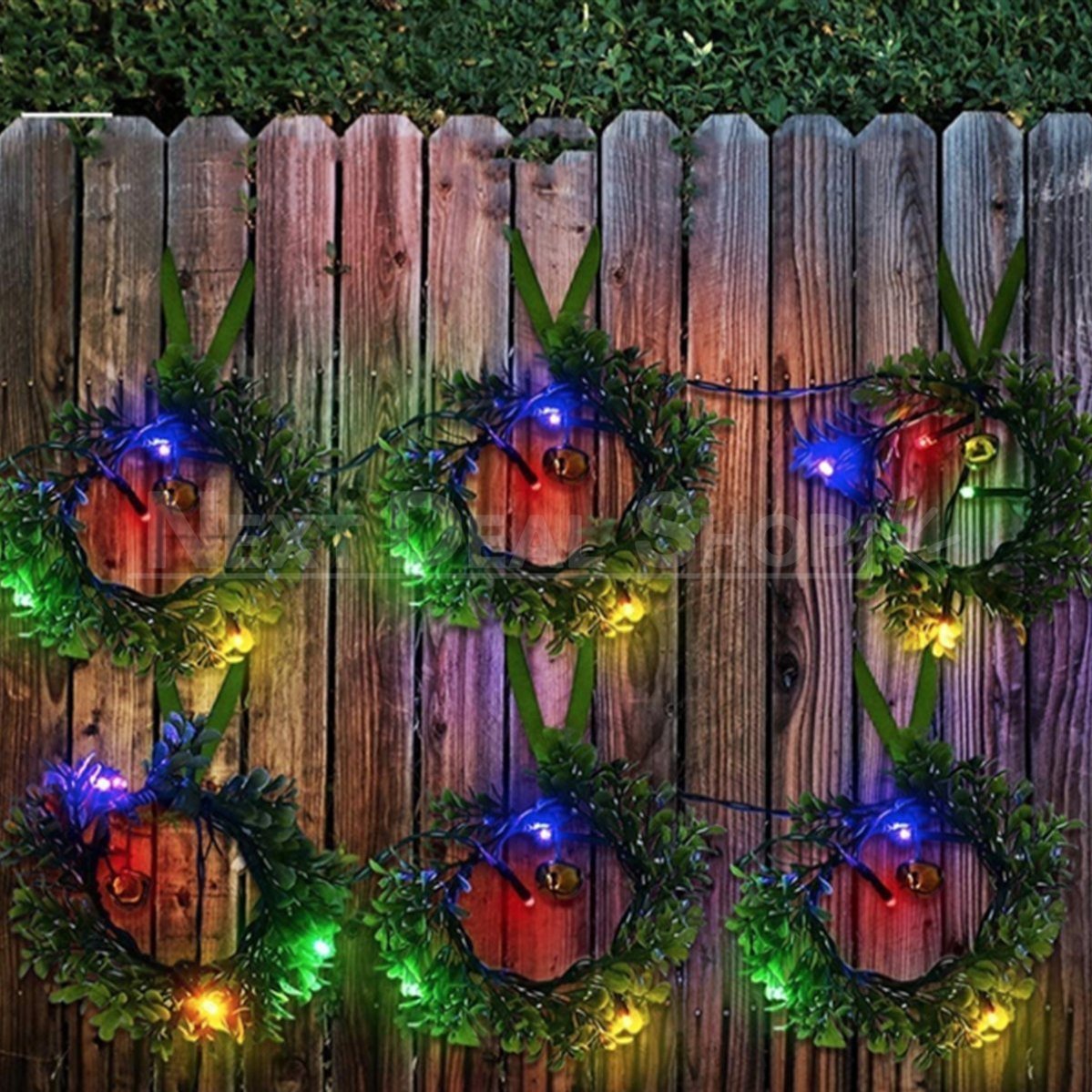 Skorter | Solar-Powered Mini Wreath LED Light String