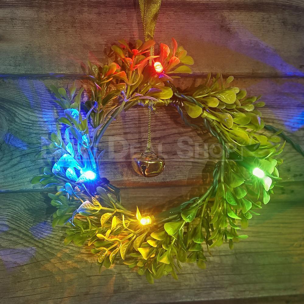 Skorter | Solar-Powered Mini Wreath LED Light String
