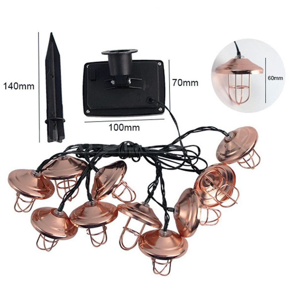 Skorter | Solar-powered Moroccan lamp light string (13ft, 10 LED)