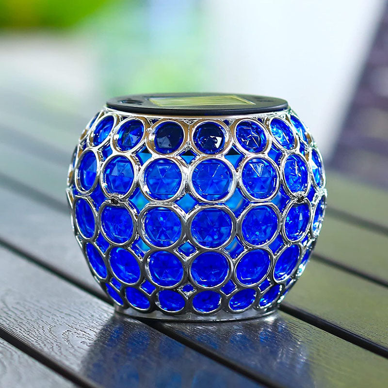 Skorter | Solar-powered mosaic lantern with LED garden lighting