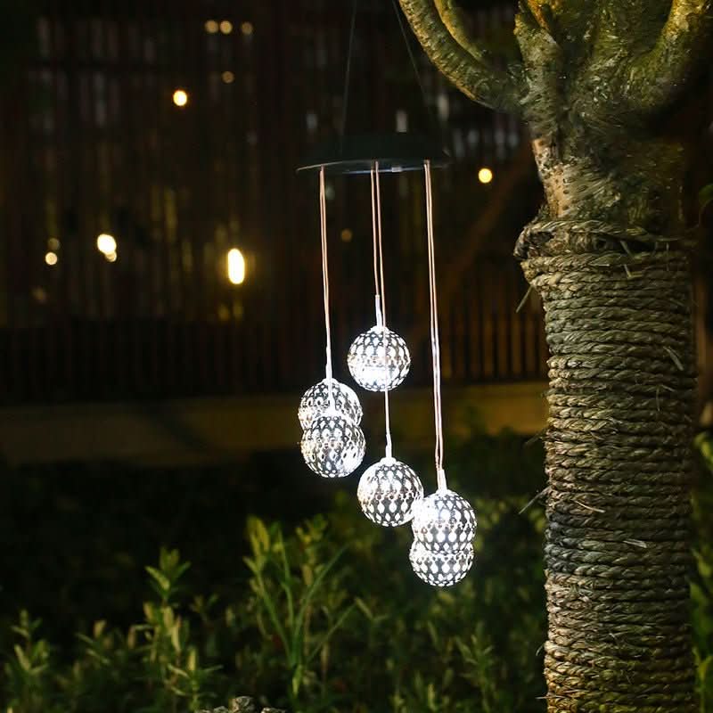 Skorter | Solar Wind Chime with LED Light for Garden & Terrace