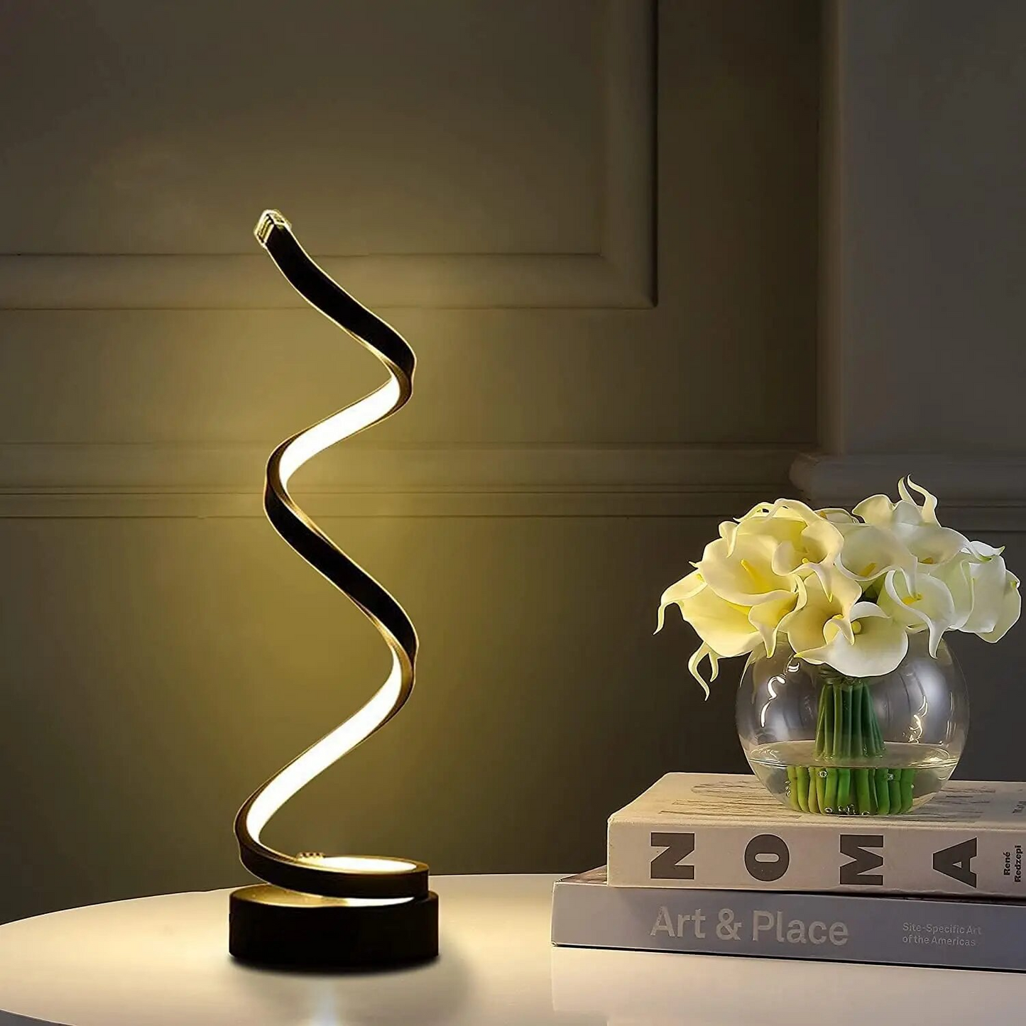 Skorter | Modern Spiral LED Table Lamp