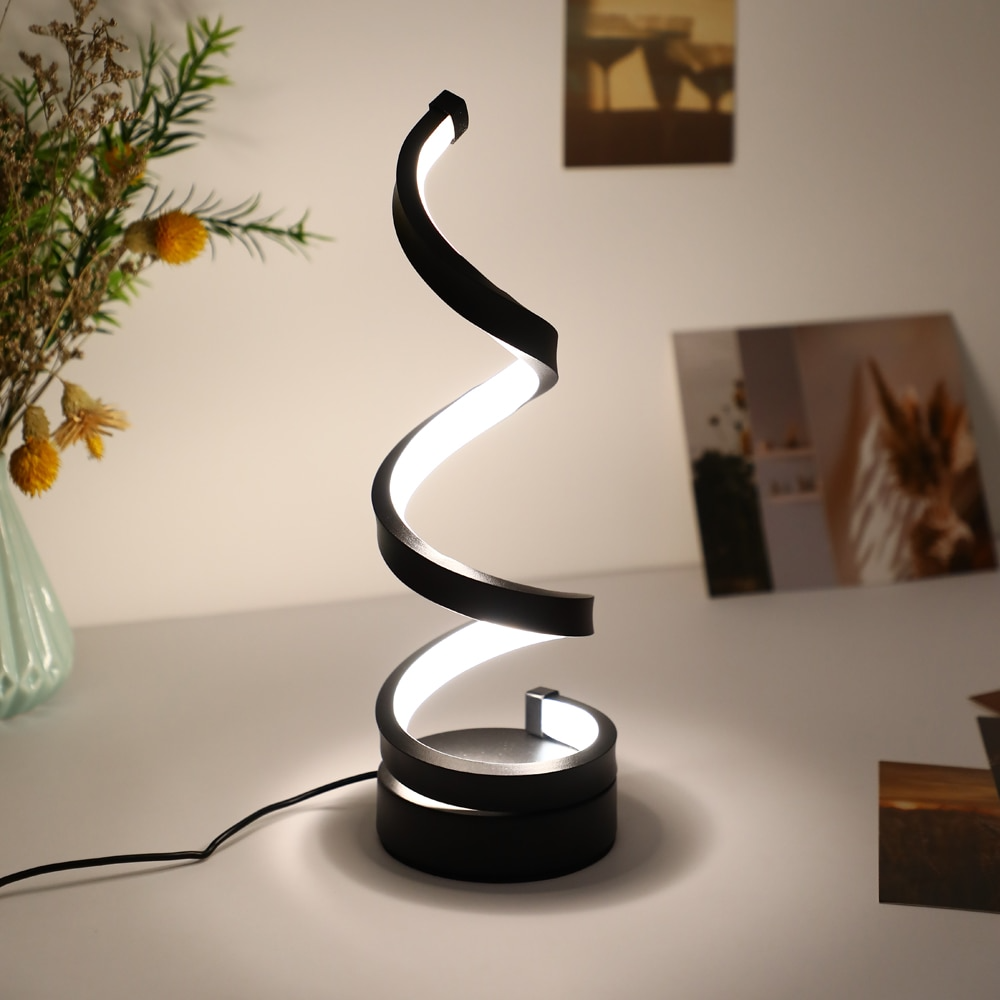 Skorter | Modern Spiral LED Table Lamp