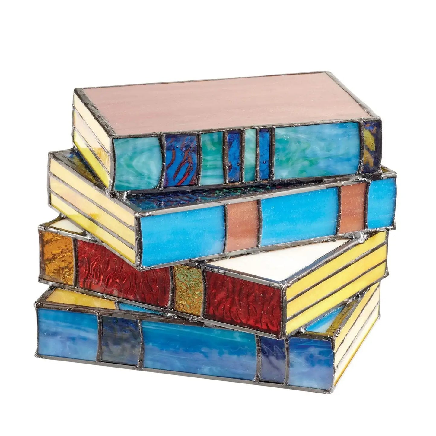 Skorter | GlassNovel - Colored Plastic Book Lamp