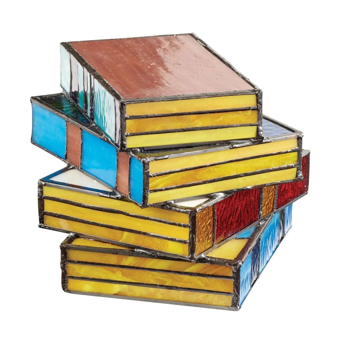 Skorter | GlassNovel - Colored Plastic Book Lamp