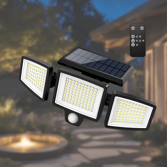 Skorter | Solar-powered LED security light with motion sensor & remote control