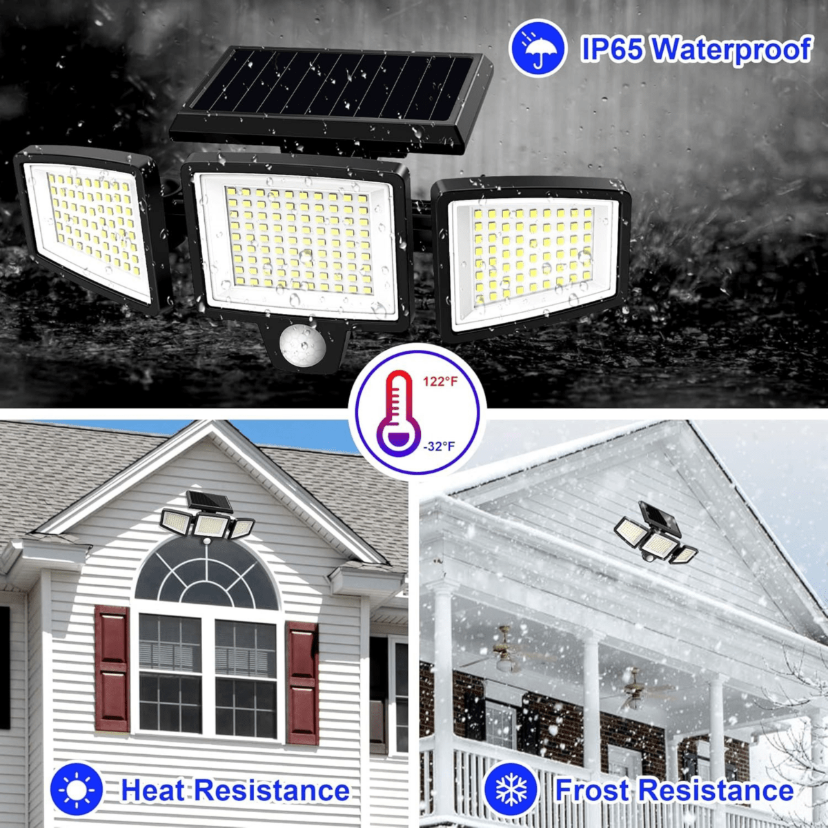 Skorter | Solar-powered LED security light with motion sensor & remote control