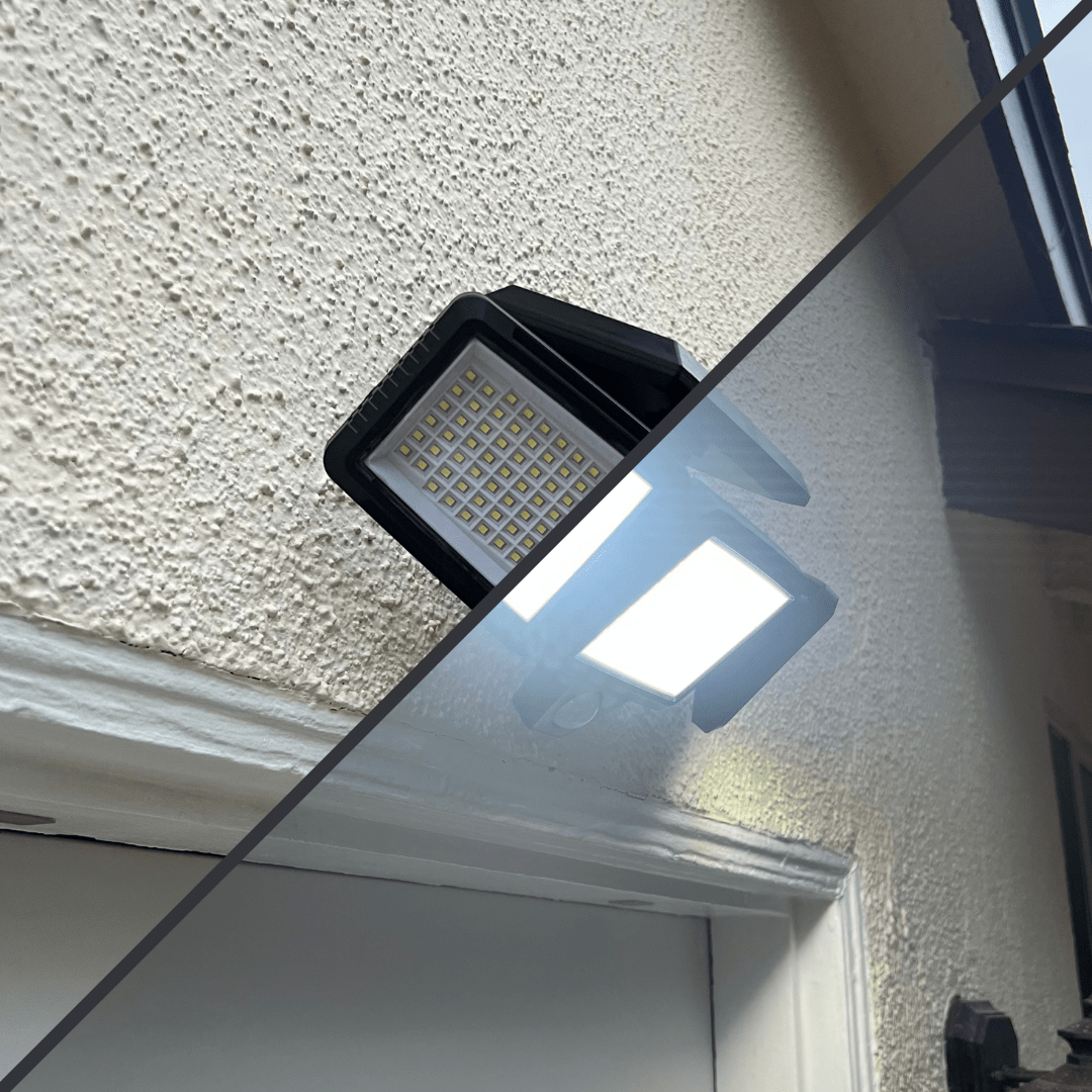 Skorter | Solar-powered LED security light with motion sensor & remote control