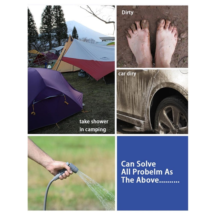 Skorter | 11L Outdoor Camping Hiking PVC Portable Take a Shower Water Tank Water Bag Shower