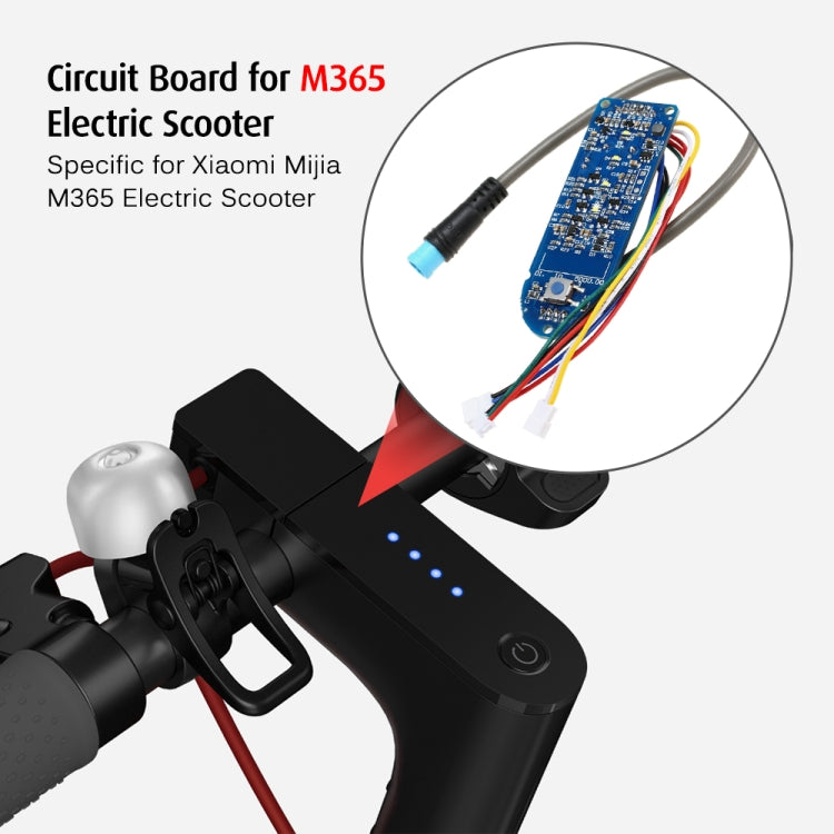 Skorter | Electric Scooter Dashboard Battery Indicator Switch Panel Controller for Xiaomi Mijia M365 Electric Scooter