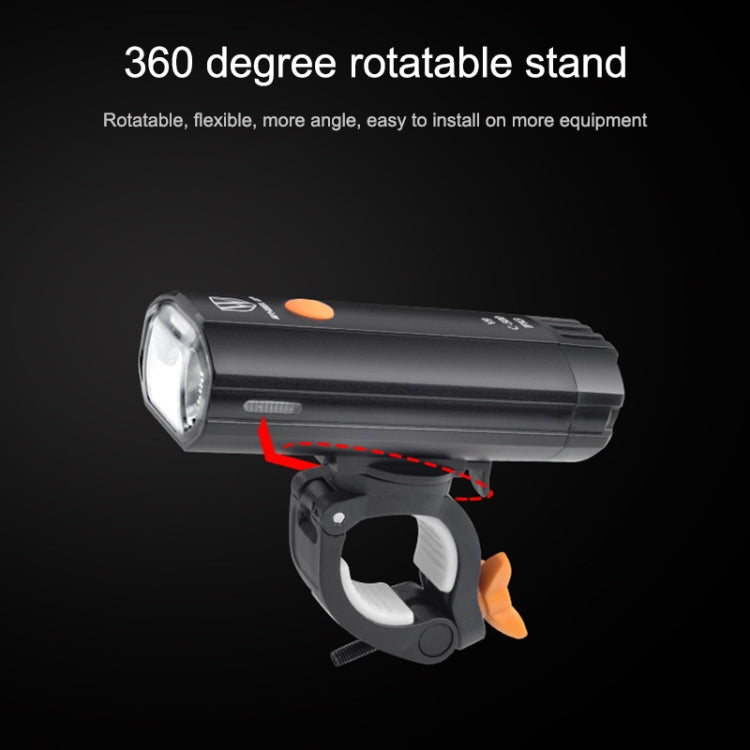 Skorter | WHEEL UP USB Rechargeable LED Bicycle Headlights Mountain Bike Front Lights, Style:800 lumens