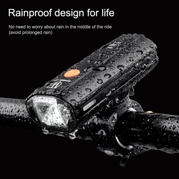 Skorter | WHEEL UP USB Rechargeable LED Bicycle Headlights Mountain Bike Front Lights, Style:800 lumens
