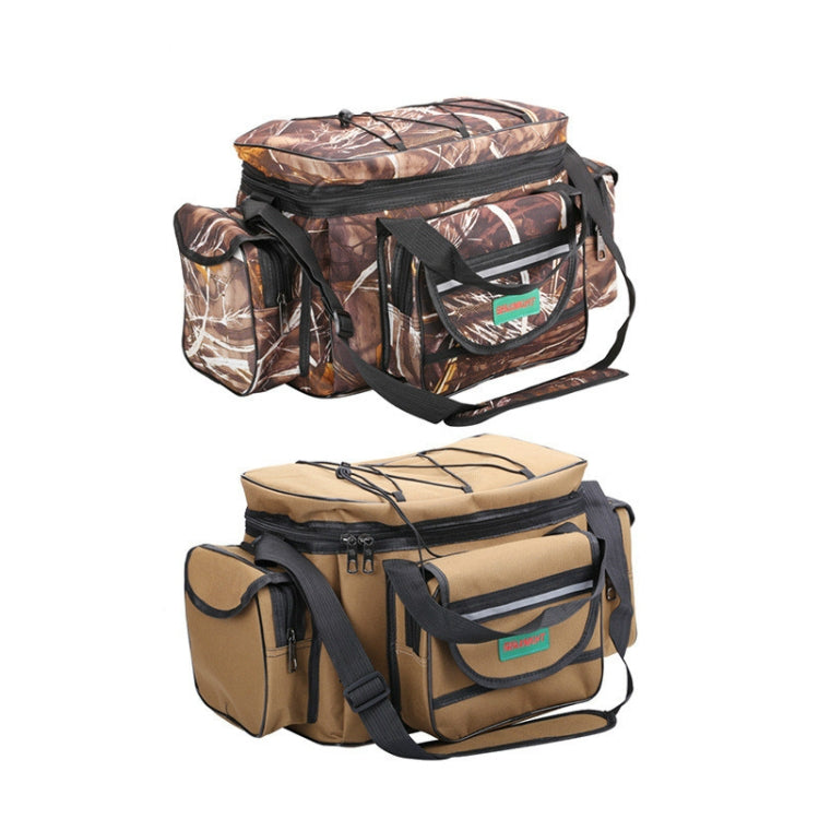 Skorter | SeaKnight SK003 Multifunctional Lure Bag Shoulder Messenger Bag Fishing Gear Waist Bag(Straw)