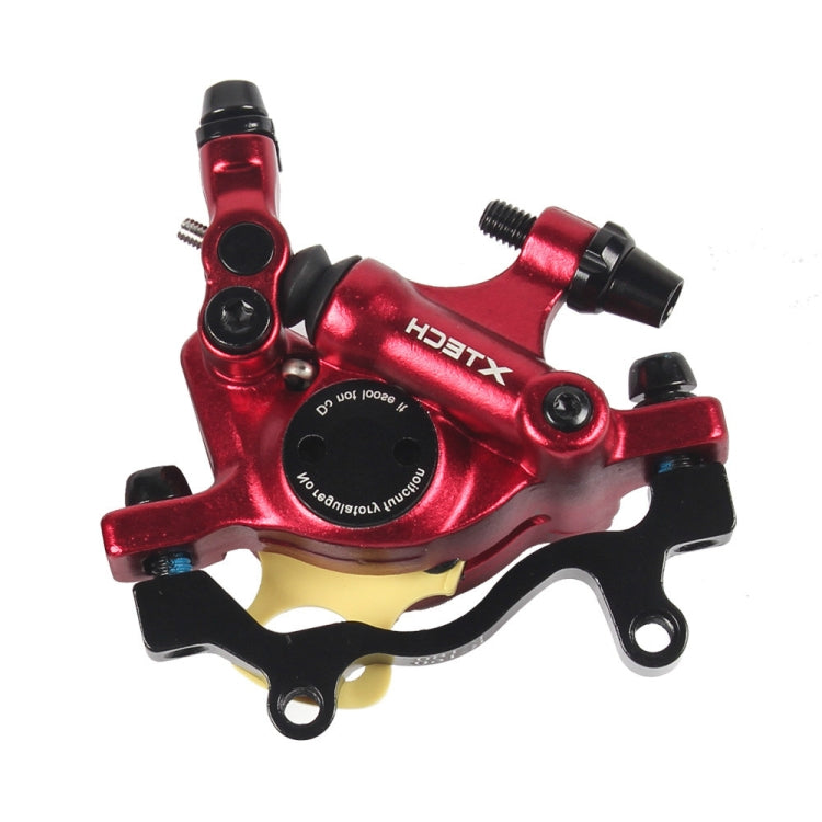 Skorter | ZOOM HB100 Mountain Bike Hydraulic Brake Caliper Folding Bike Cable Pull Hydraulic Disc Brake Caliper, Style:Rear(Red)