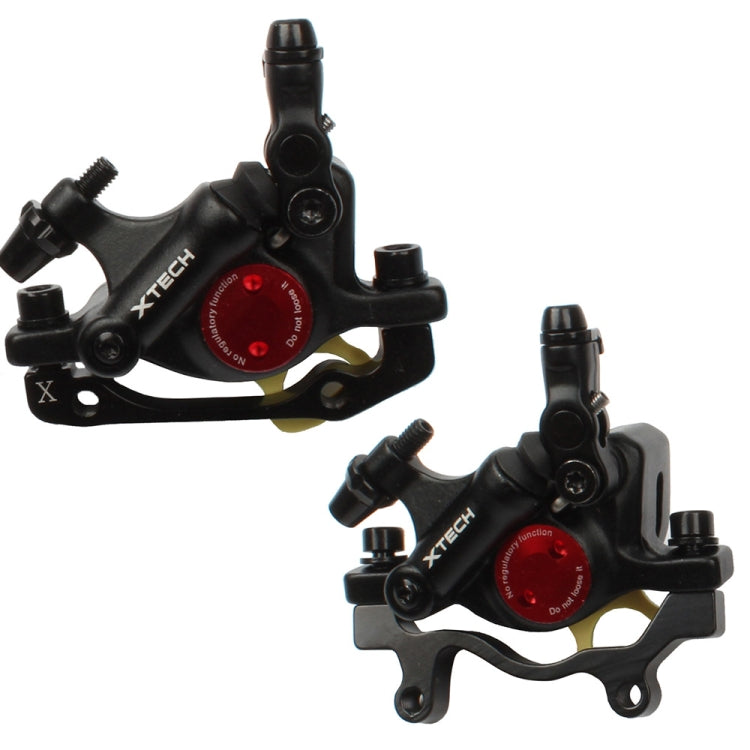 Skorter | ZOOM HB100 Mountain Bike Hydraulic Brake Caliper Folding Bike Cable Pull Hydraulic Disc Brake Caliper, Style:Front and Rear(Black)
