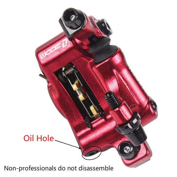 Skorter | ZOOM HB100 Mountain Bike Hydraulic Brake Caliper Folding Bike Cable Pull Hydraulic Disc Brake Caliper, Style:Front and Rear(Black)