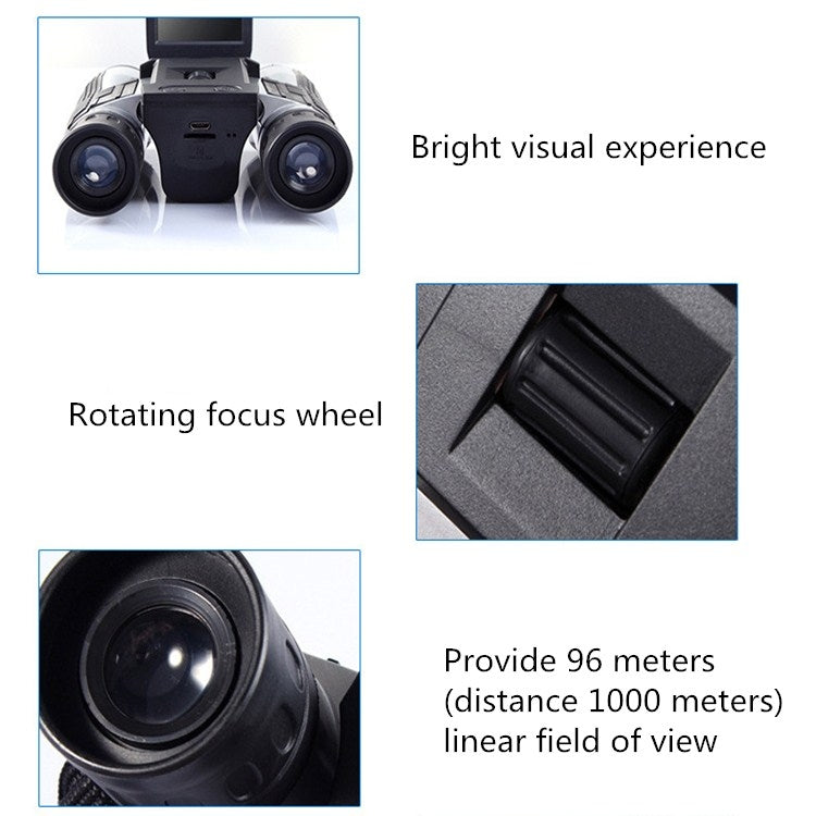 Skorter | 12x32 HD Telescope Outdoor Binocular Digital Telescope Multifunctional Video Camera Telescope