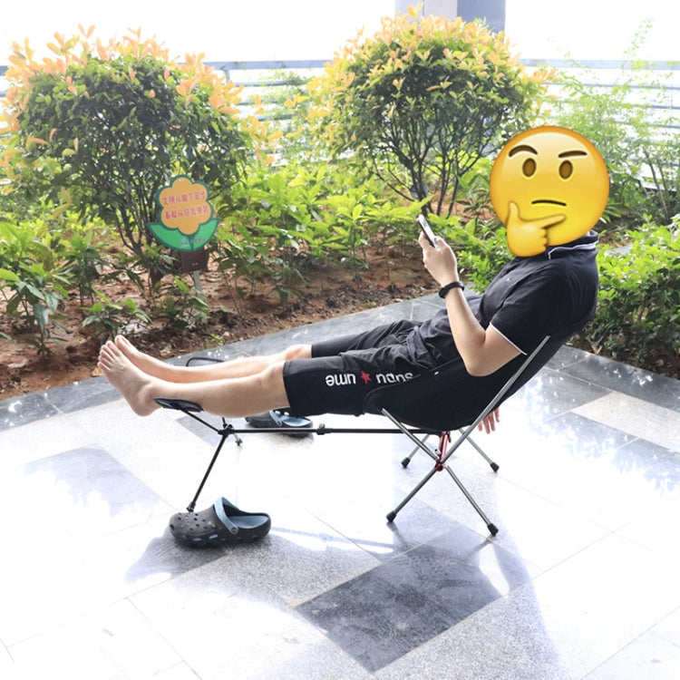 Skorter | Outdoor Beach Chair Aluminum Alloy Ultra Light Camping Barbecue Fishing Portable Folding Back Chair(Folding Chair + Telescopic Tripod)