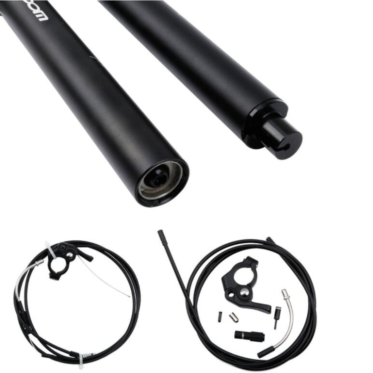 Skorter | ZOOM Bicycle Wire-Controlled Hydraulic Lift Seat Tube Mountain Bike Seatpost, Size:31.6mm, Specification:400mm Internal Routing
