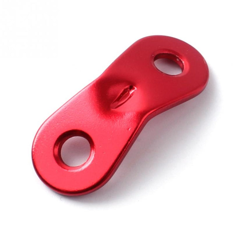 Skorter | 10 PCS Outdoor Camping Aluminum Alloy Cord Runners Rope Tensioners Tent Guy Line Rope Tensioners(Red)