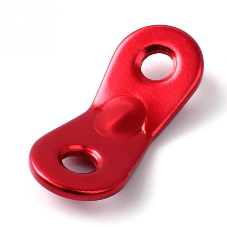Skorter | 10 PCS Outdoor Camping Aluminum Alloy Cord Runners Rope Tensioners Tent Guy Line Rope Tensioners(Red)