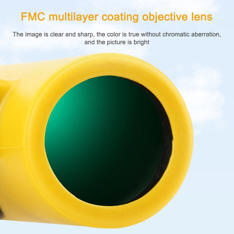 Skorter | HD High Magnification Children Outdoor Telescope(Yellow)