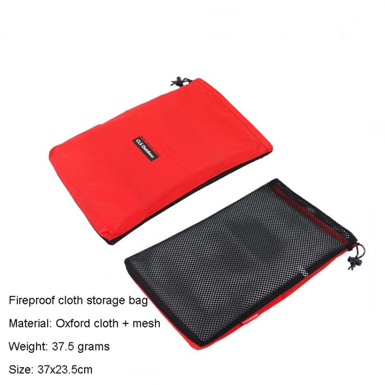 Skorter | CLS Outdoor Camping Fireproof Cloth Picnic Barbecue Heat Insulation Mat Flame Retardant Fiberglass Fire Blanket, Size:105x60cm