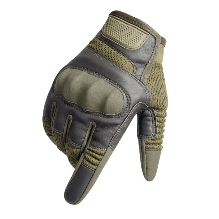 Skorter | B28 Outdoor Rding Motorcycle Protective Anti-Slip Wear-Resistant Mountaineering Sports Gloves, Size: S(Army Green)