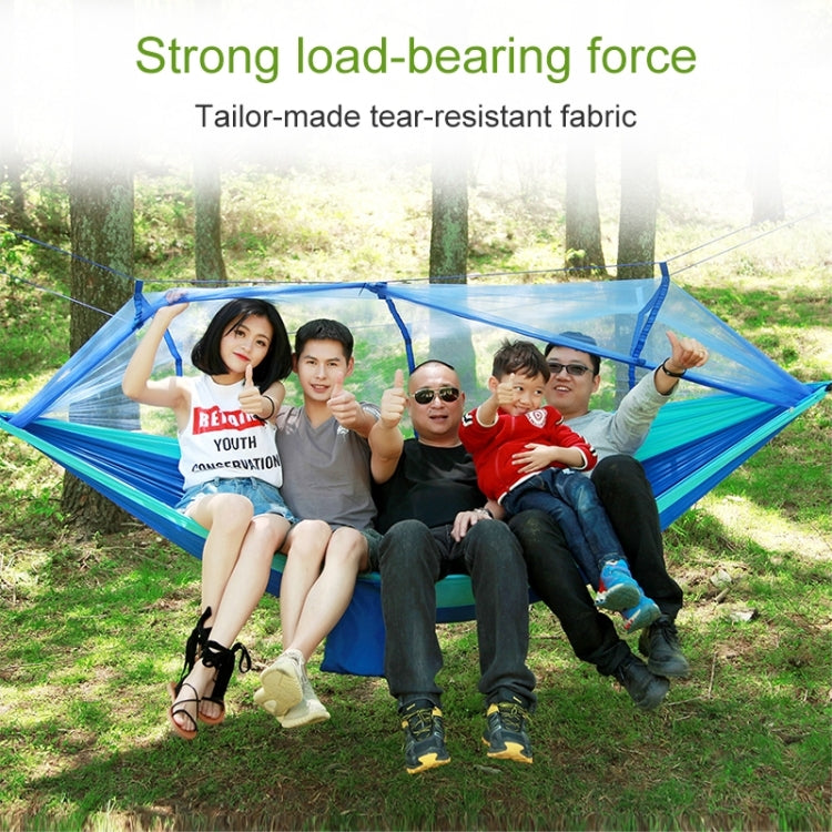 Skorter | 1-2 Person Outdoor Mosquito Net Parachute Hammock Camping Hanging Sleeping Bed Swing Portable Double Chair, 260 x 140cm