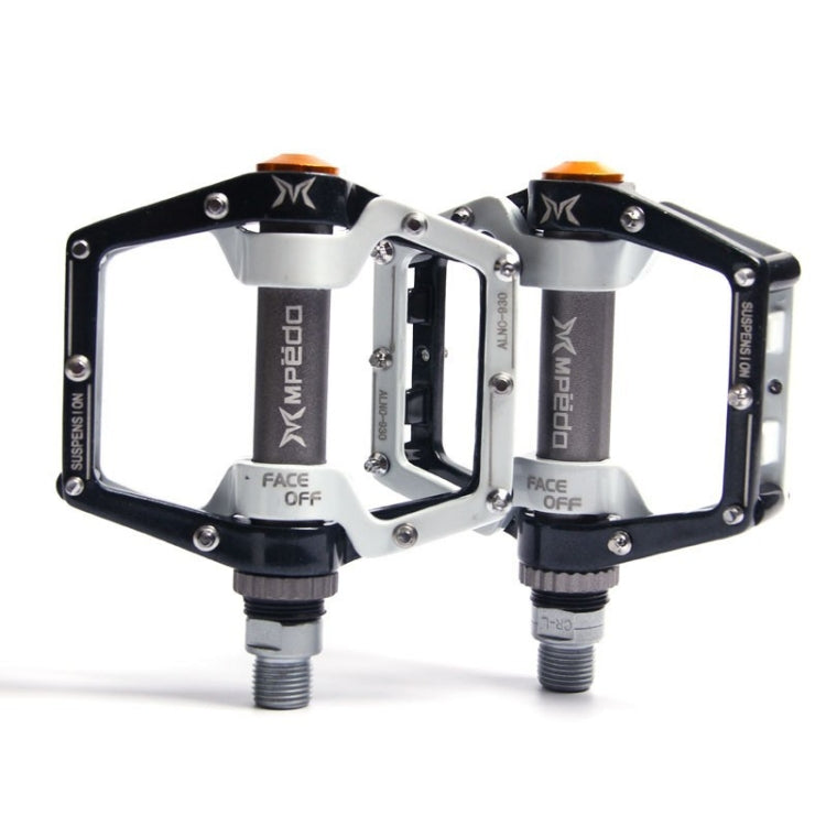 Skorter | MPEDA Mountain Bike Bearing Pedal Ultra-Light Aluminum Alloy Non-Slip Bearing Pedal, Size: 930(White Black)