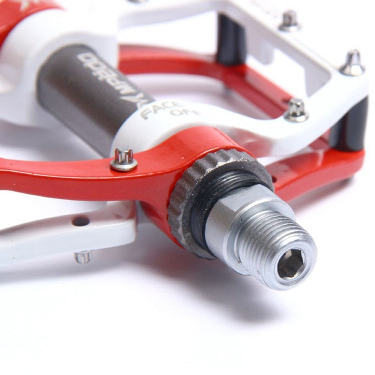 Skorter | MPEDA Mountain Bike Bearing Pedal Ultra-Light Aluminum Alloy Non-Slip Bearing Pedal, Size: 930(White Blue)