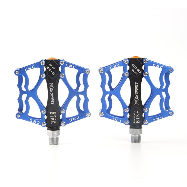 Skorter | Bicycle Pedal Mountain Bike Aluminum Alloy Palin Pedal Non-Slip Bearing Pedal(901 Blue)