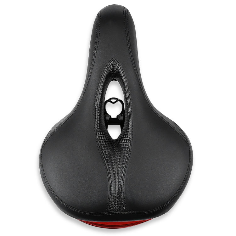 Skorter | Bicycle Cushion With Lamp Bicycle Saddle Mountain Bike Saddle(Black)