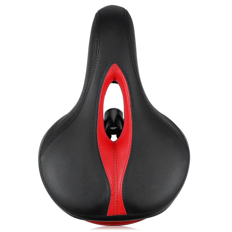 Skorter | Bicycle Cushion With Lamp Bicycle Saddle Mountain Bike Saddle(Red)