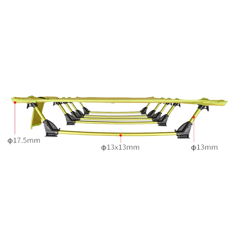 Skorter | CLS Outdoor Lightweight Folding Bed Camping Simple Leisure Bed (Black)