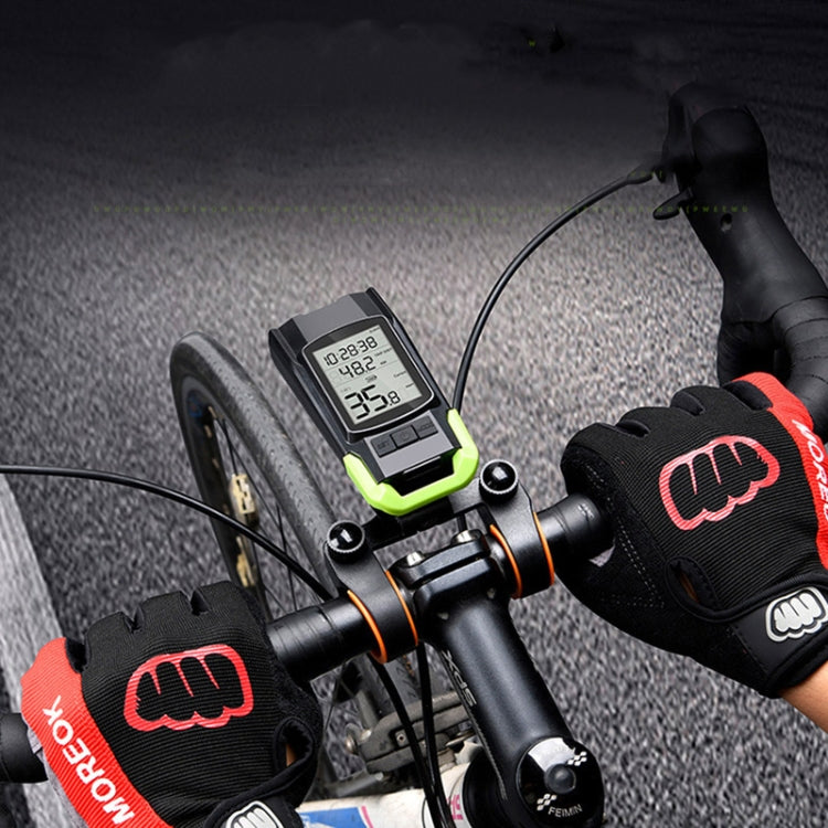 Skorter | 3 In 1 Wireless Bicycle Code Meter Lamp Strong Light Front Light, Colour: Red