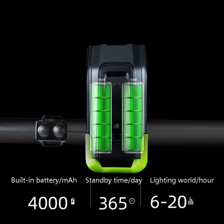 Skorter | 3 In 1 Wireless Bicycle Code Meter Lamp Strong Light Front Light, Colour: Upgrade Floating (Black)